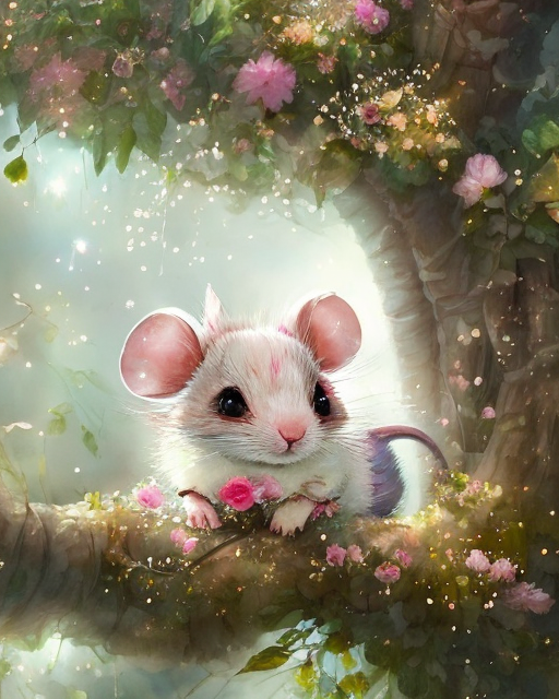 cute mouse art