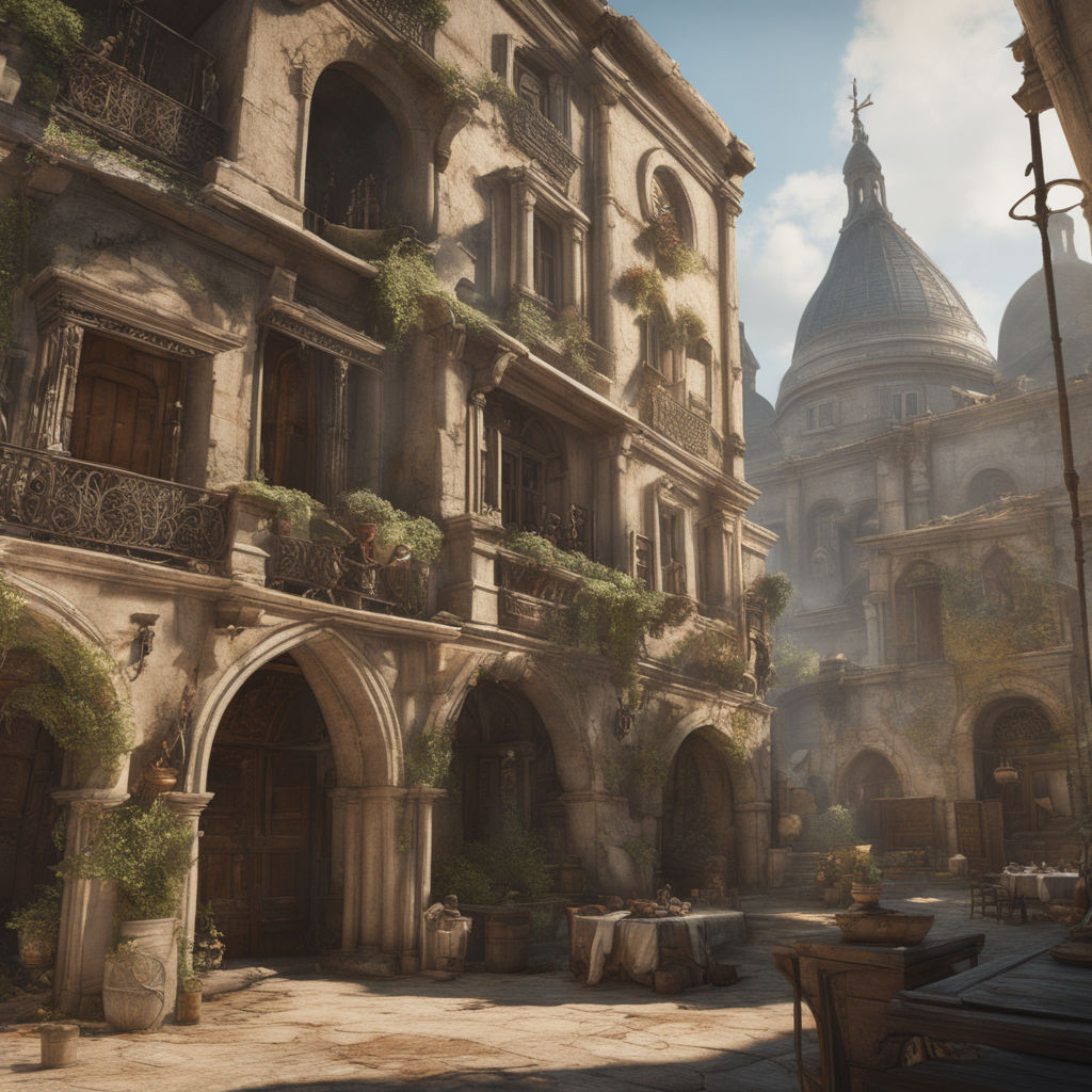 assassin's creed 2 concept art, highly detailed