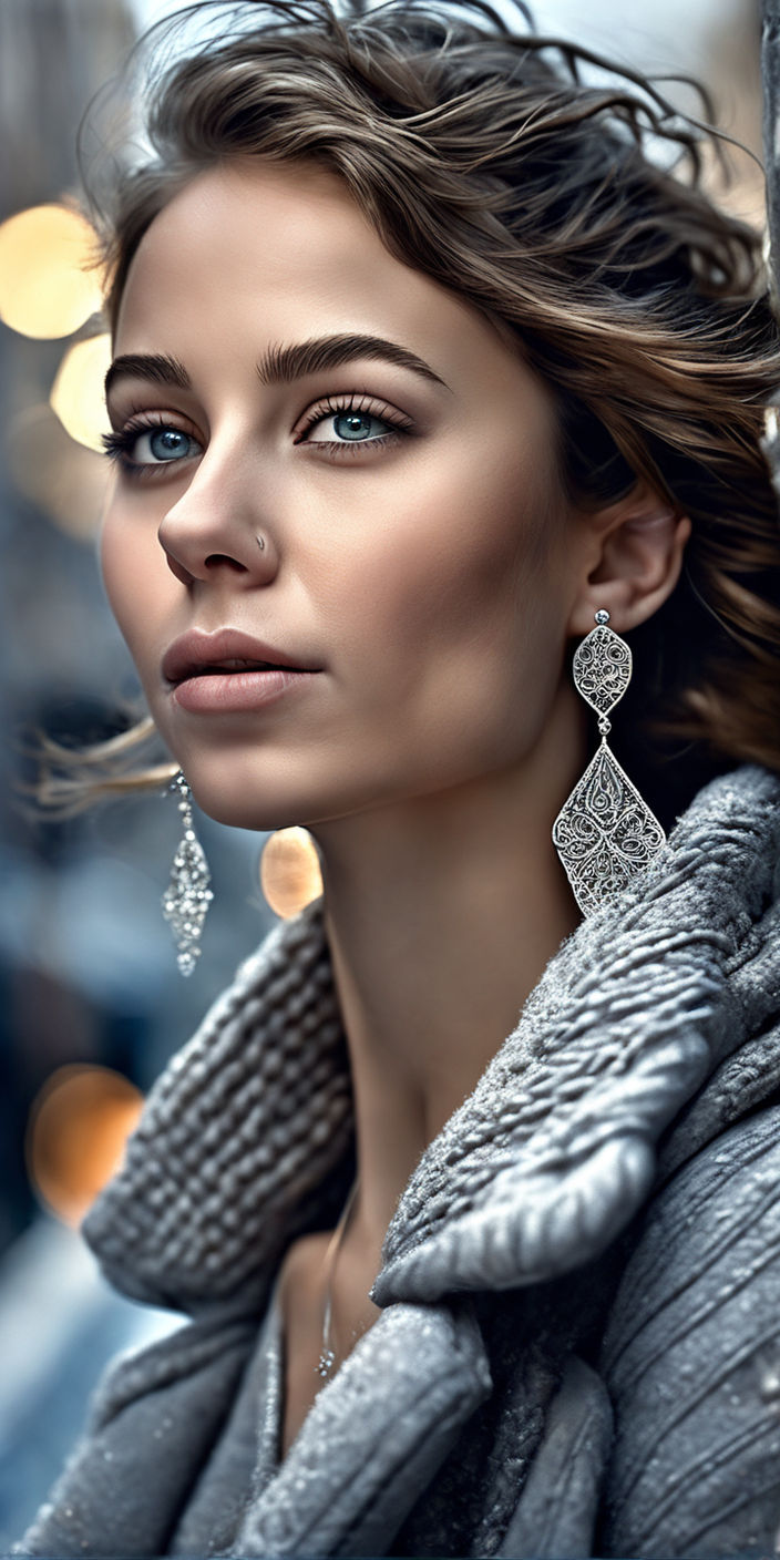 Flawless Platinum Earring For Women 20PTEBE03