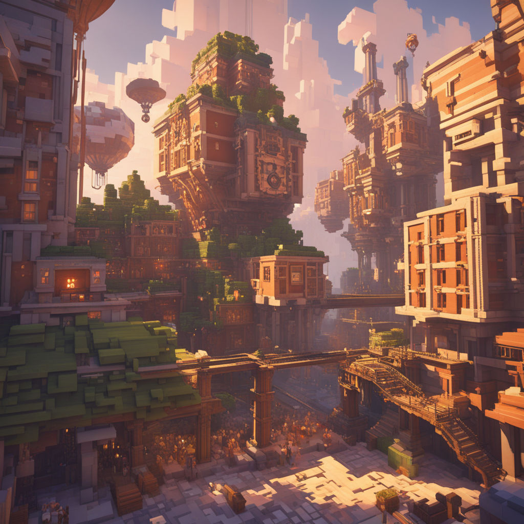 steampunk city minecraft