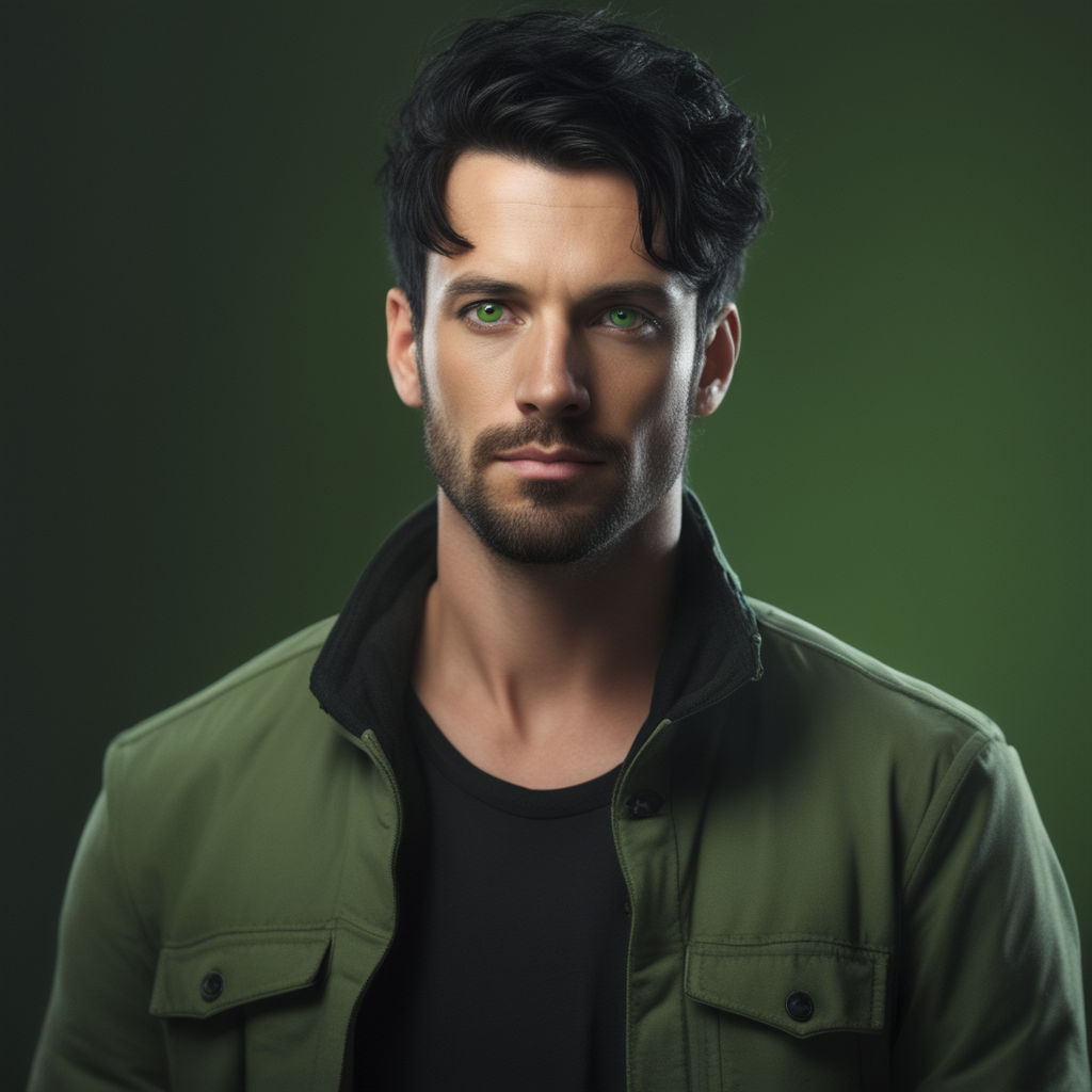 Men With Black Hair And Green Eyes 3148