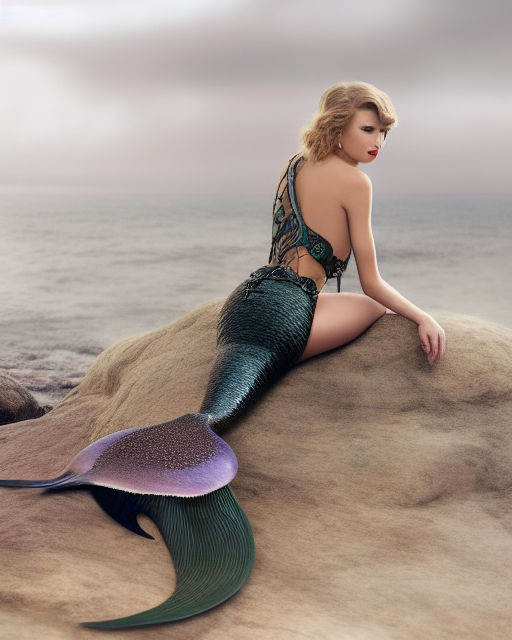 taylor swift as a mermaid