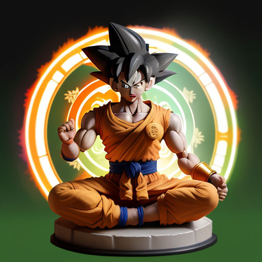 Mascotte GOKU Deluxe costume completo professionale animazione adult Dragon  Ball