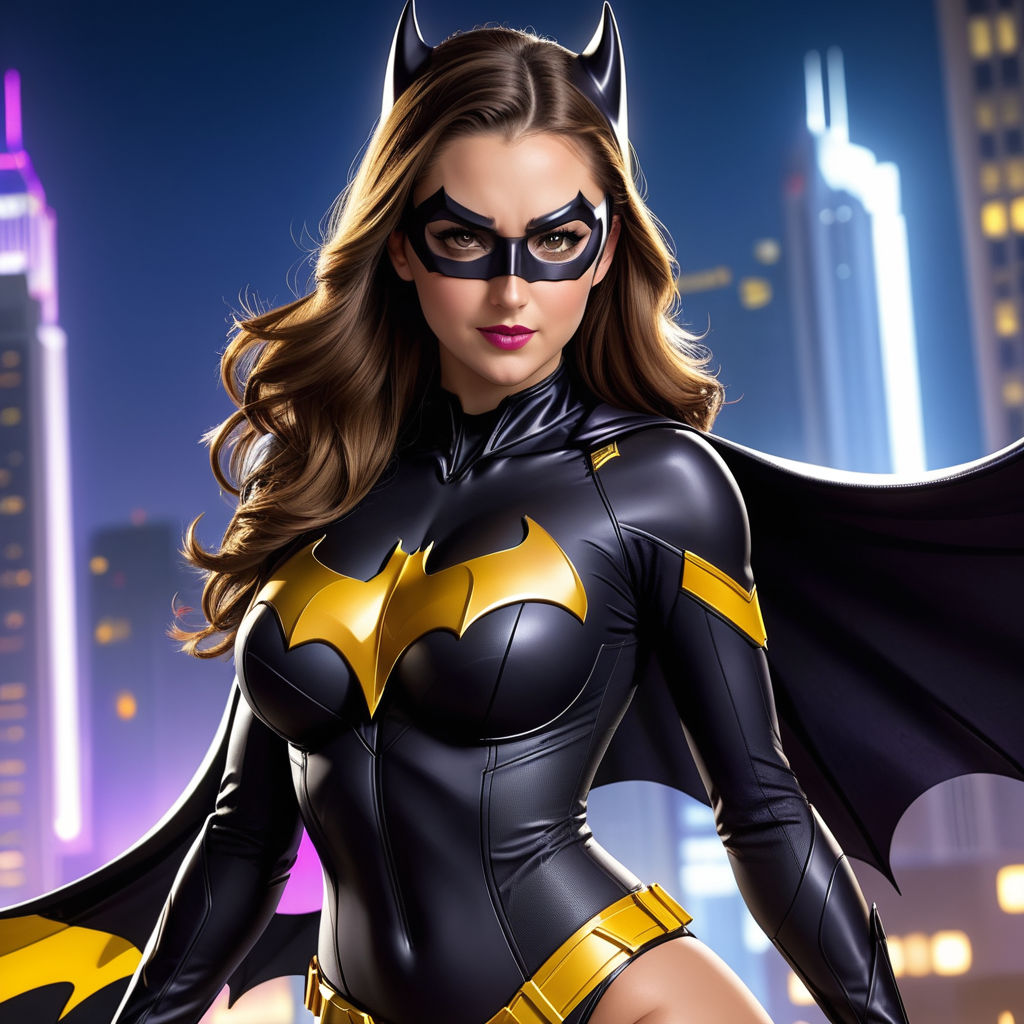DC Comics Womens Batgirl in Action Black Panty