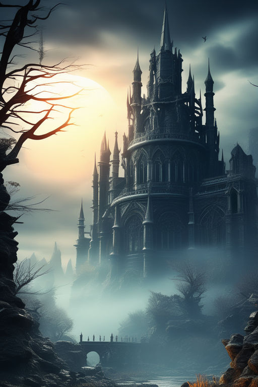 Fantasy Art - Dark Vampire Castle - Lore Wise Games, Fantasy Stock Art