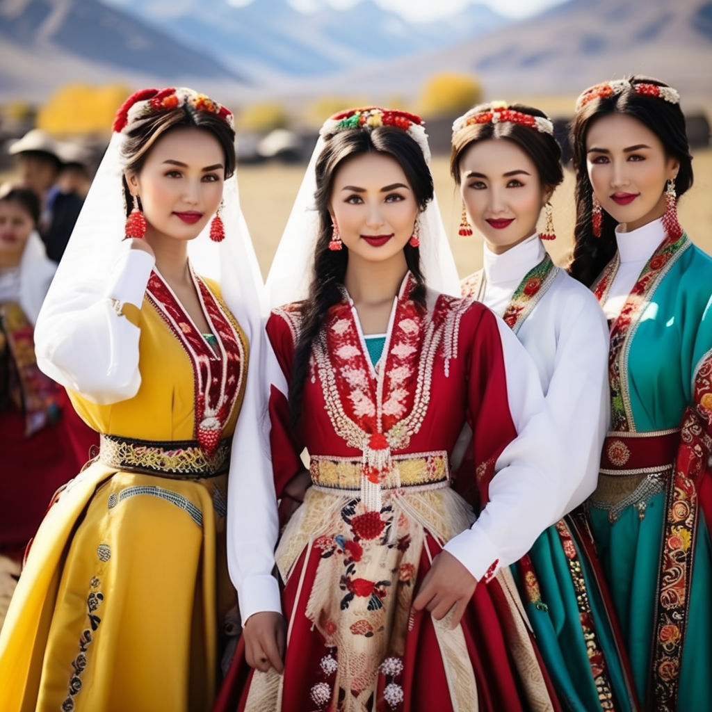 kyrgyzstan traditional clothes - Playground