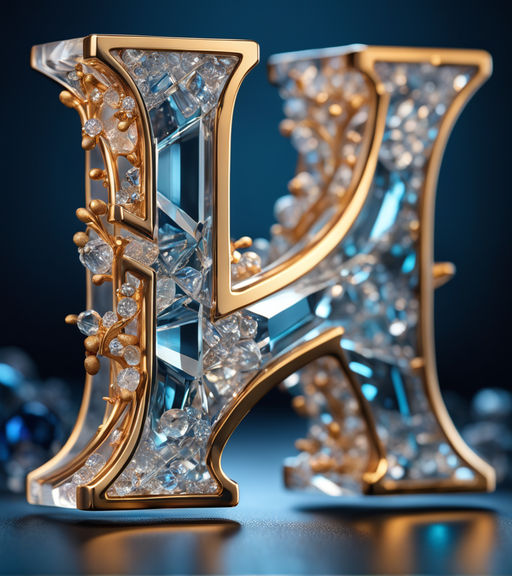 ArtStation - 3D Diamond Letters