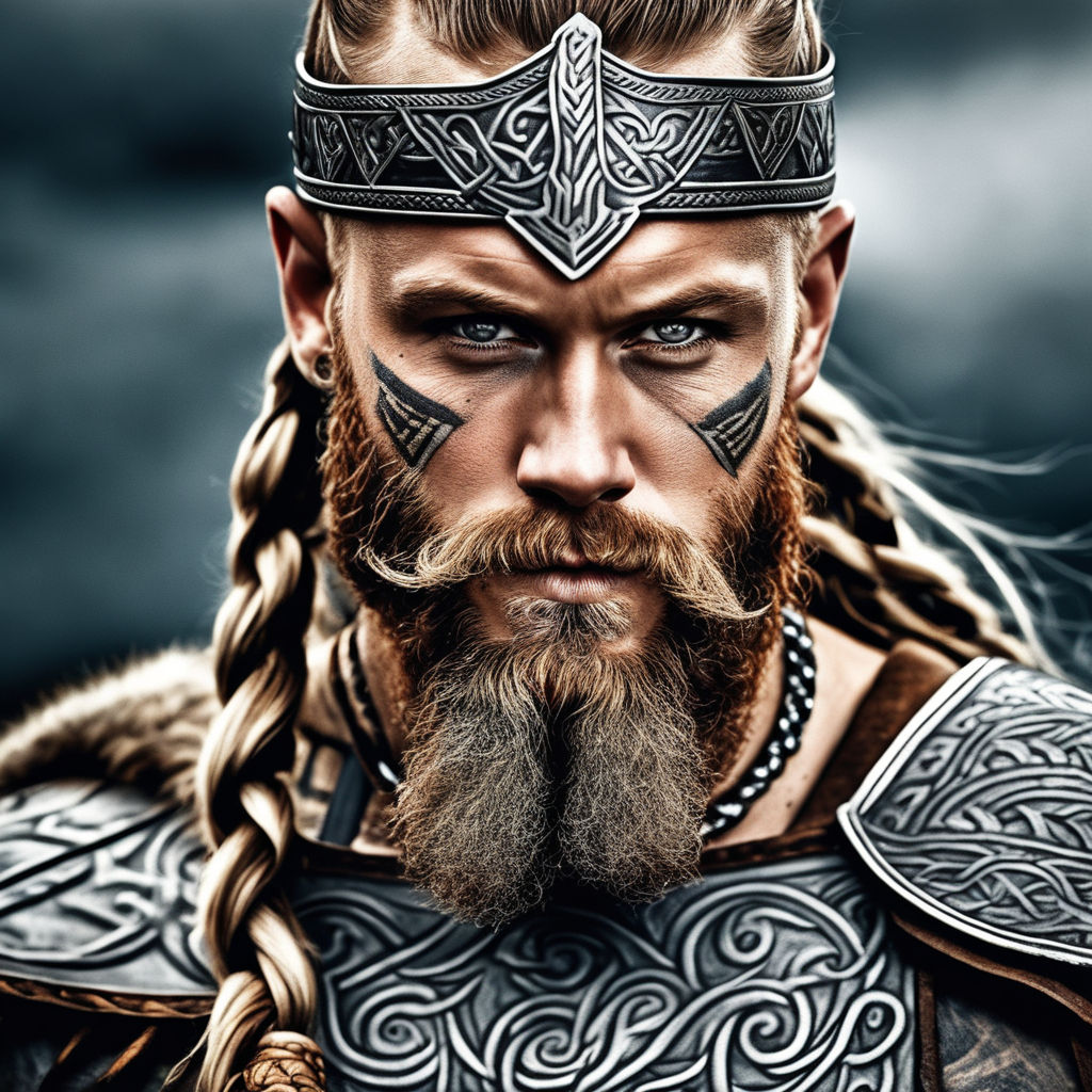 traditional viking face paint