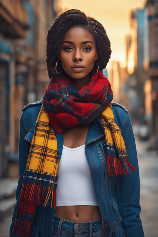 wearing a yellow scarf - Playground