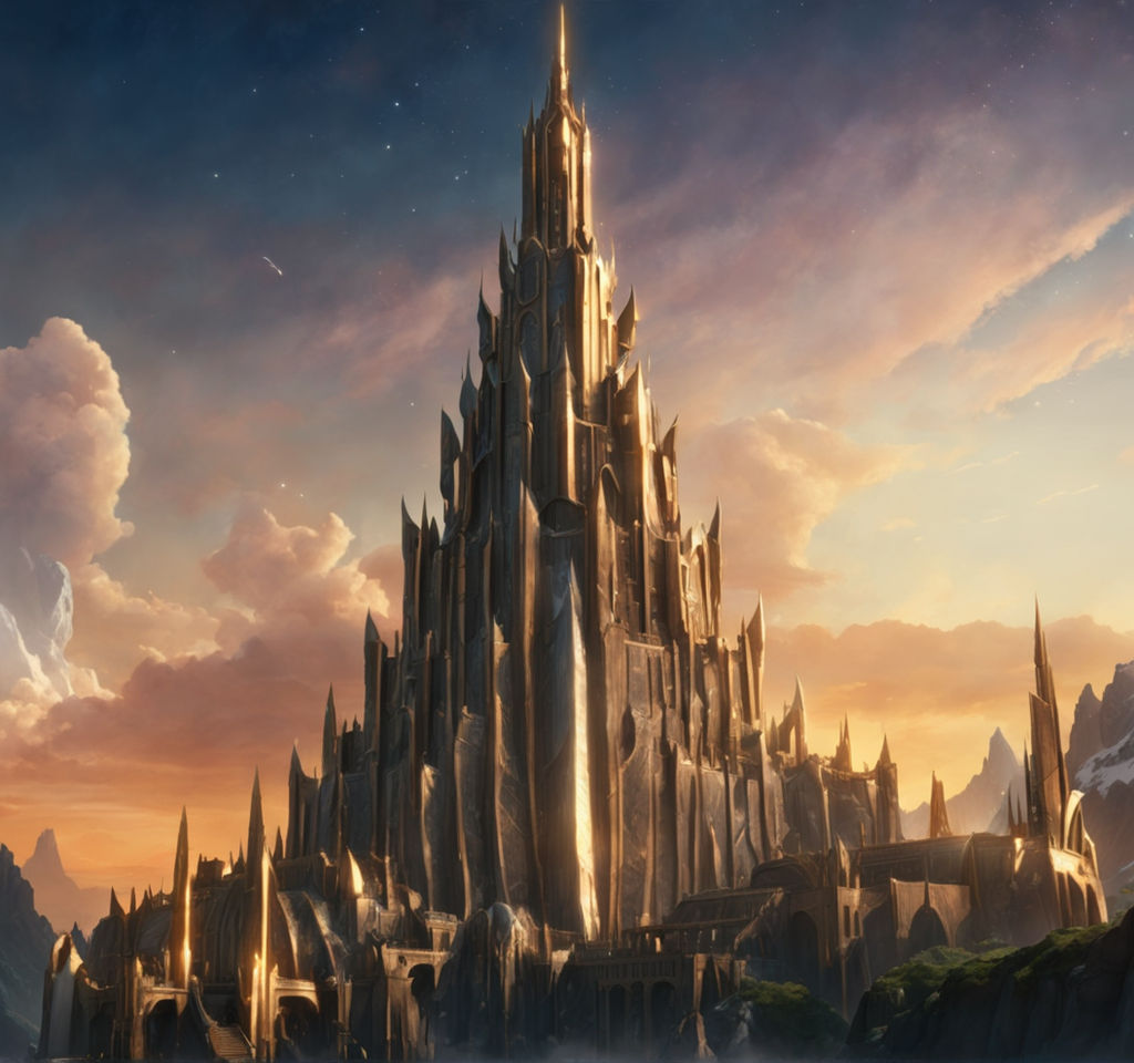 Sunset on Minas Tirith 4