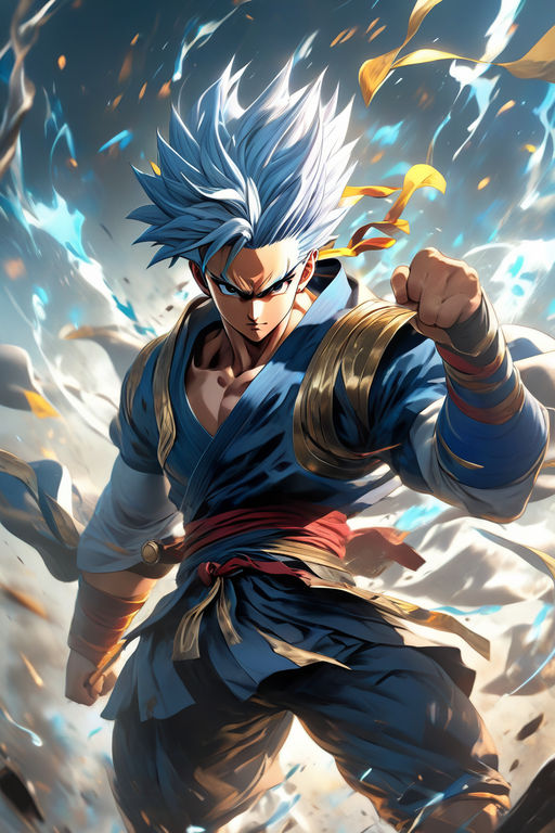 ArtStation - Trunks Super Saiyajin God