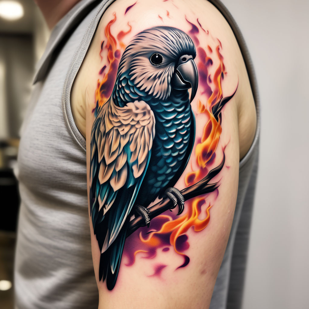 African gray parrot I did today! Next session background!