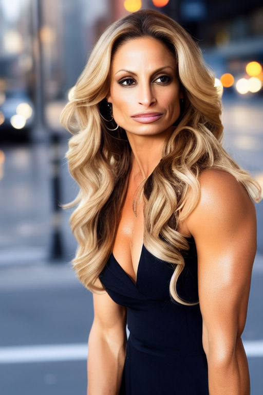 trish stratus brown hair