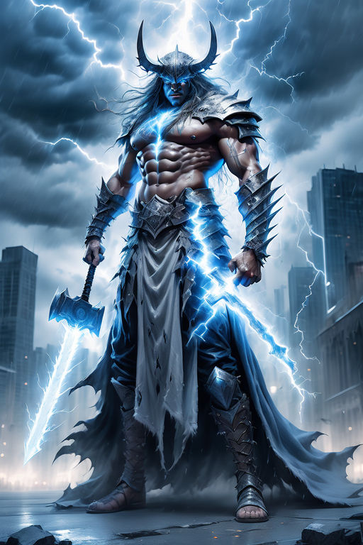 Dark moonlight winter kratos the god of war is fighting thor - Playground