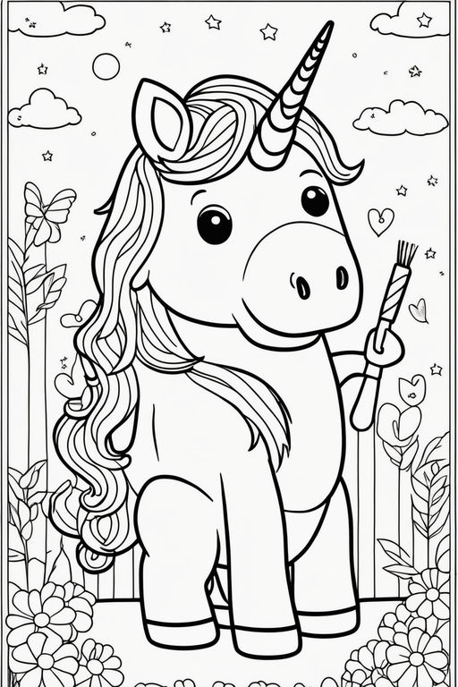 Unicorn Coloring Books: Unicorn Coloring Books For Girls ages 8-12( 8.5x11)  (Paperback)