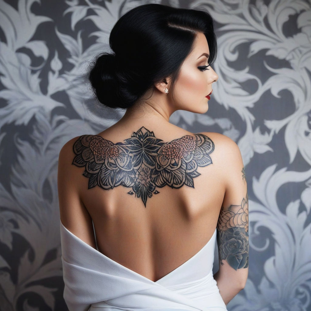 Sleeve tattoo Black and White Stock Photos & Images - Alamy