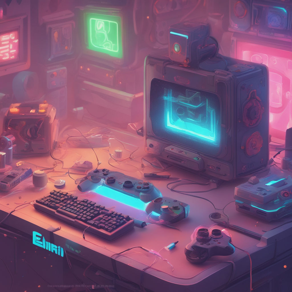 desktop wallpaper, cyberpunk, pastel, videogame