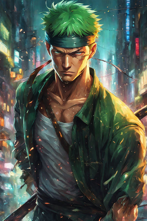 Zoro Haki Enma One Piece, an art print by Anime & Manga aesthetic