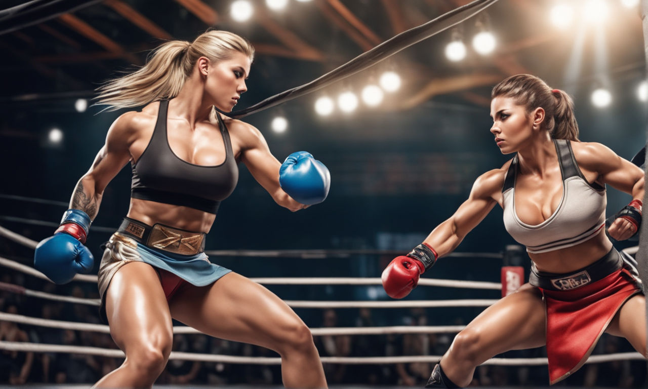 2 female fighting/ picture