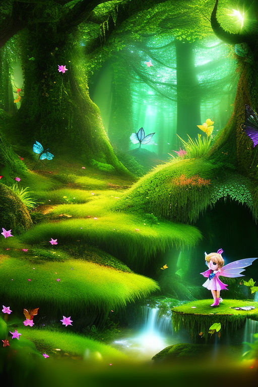 forest fairies wallpaper