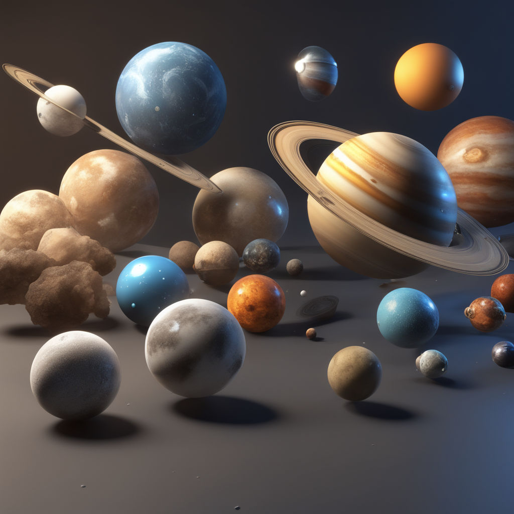 family portrait of the planets