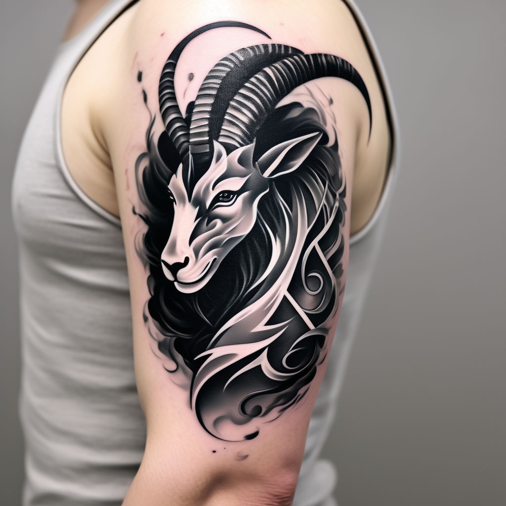 110+ Goat Tattoo Pictures Stock Illustrations, Royalty-Free Vector Graphics  & Clip Art - iStock