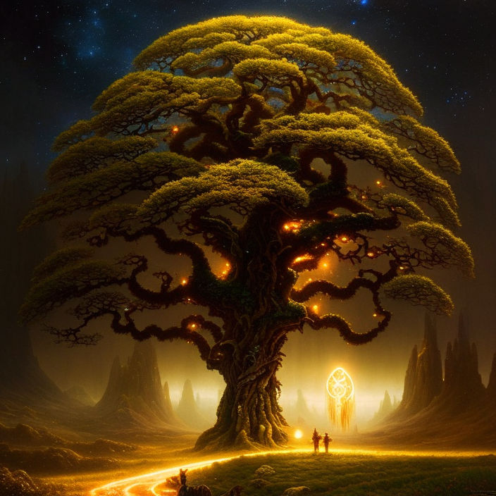 🔥 Wise Mystical Tree : DramaticText