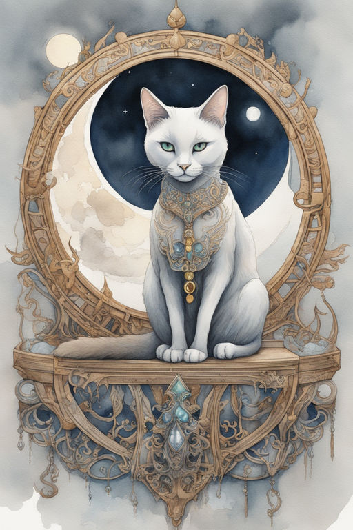 Gargouille photophore Fantasy Cat