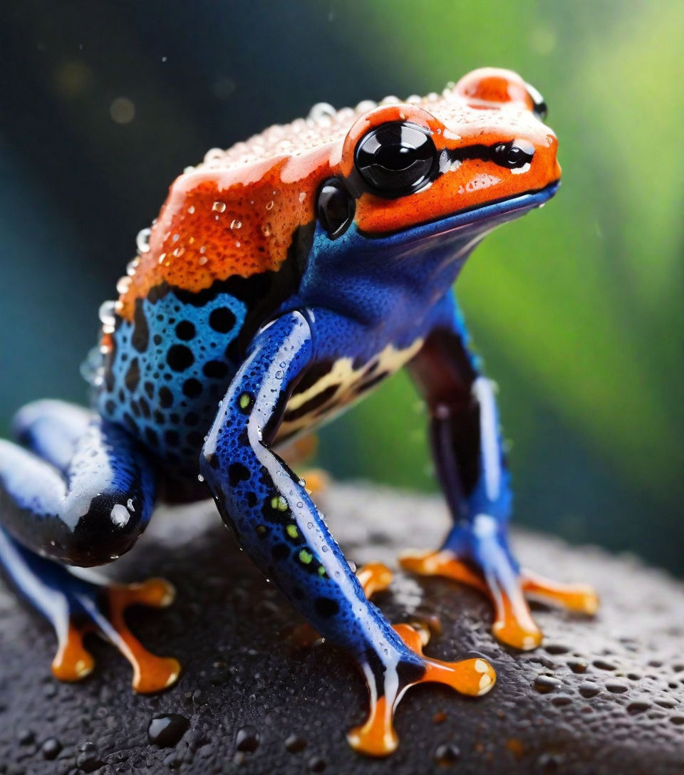 Royal Beasts: Frog Prince - Blue Poison Dart and Green Water Frog - Ac –  Avanii Creations