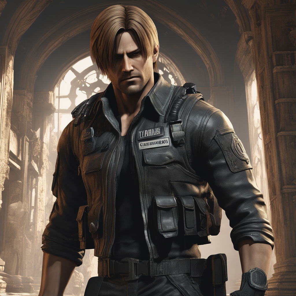 Leon Kennedy Rpd Render 0641