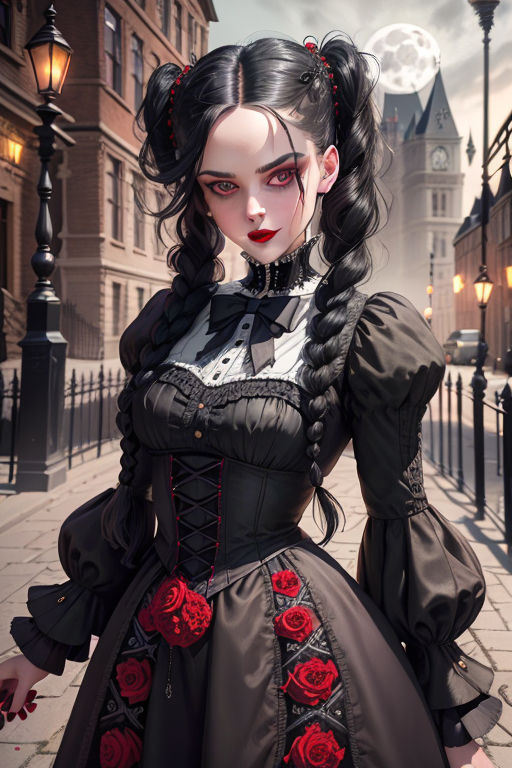 victorian anime girl