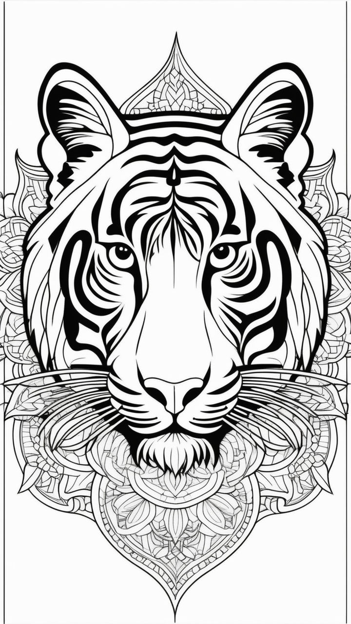 Just an abstract tiger by AdvanceRun on DeviantArt