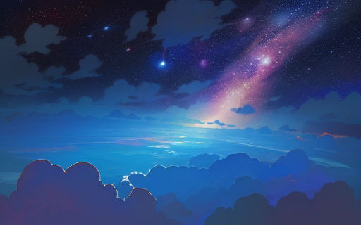 Deep space - Anime Wallpaper | Space anime, Fantasy art landscapes, Anime  scenery wallpaper