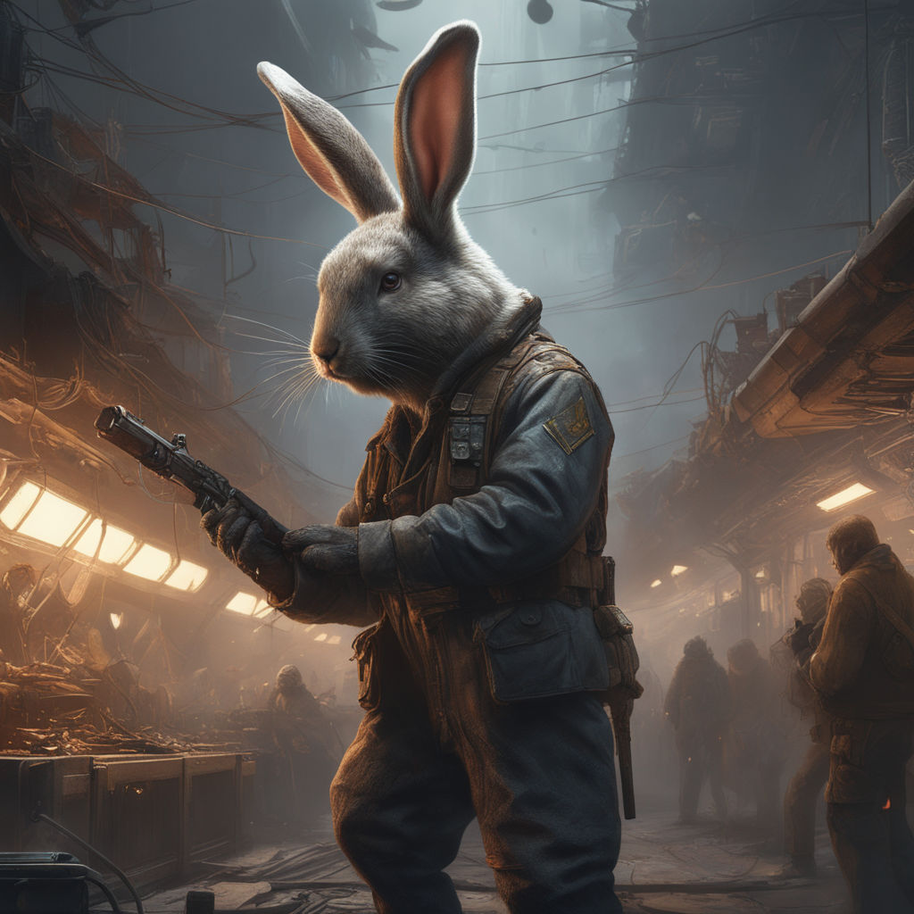 ArtStation - Zombie rabbit