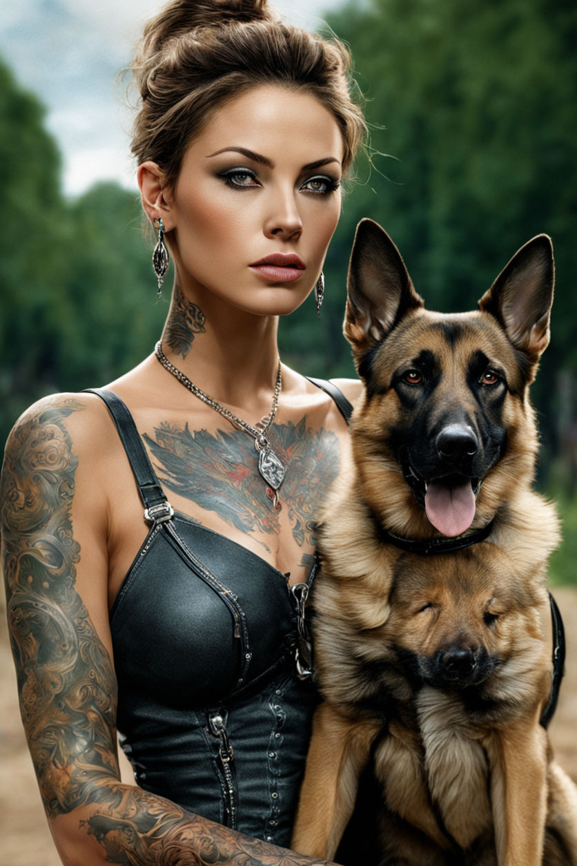 Beautiful Woman Tattoos On Arms Against Stock Photo 1625869360 |  Shutterstock