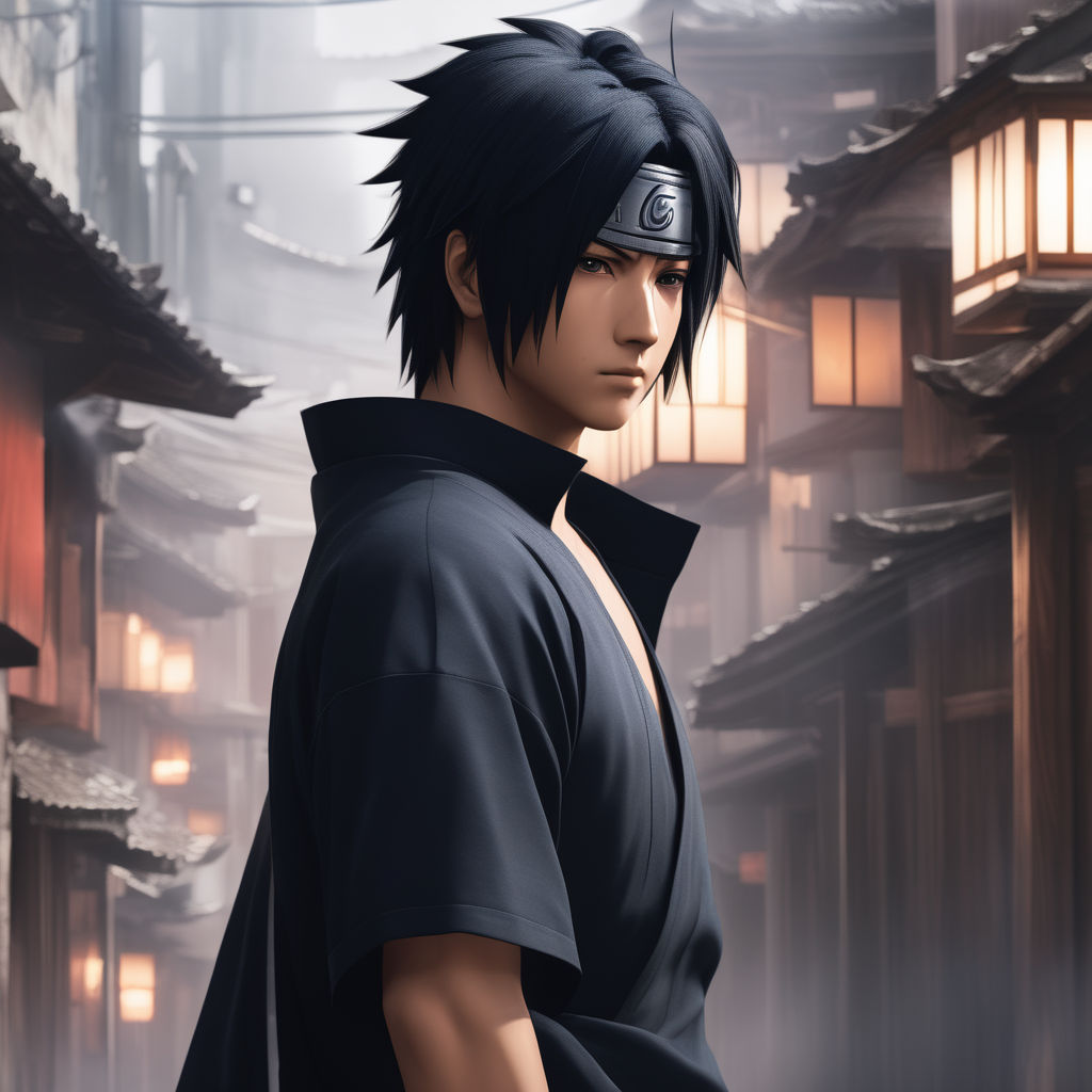 detailed full body portrait sasuke uchiha - Playground