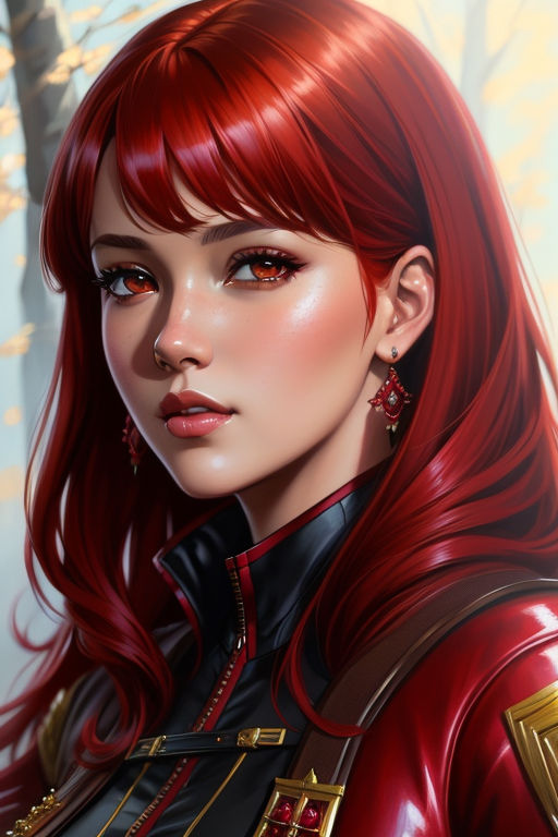 ArtStation - anime painting of style batgirl with black curly hair and blue  eyes colorful 4k