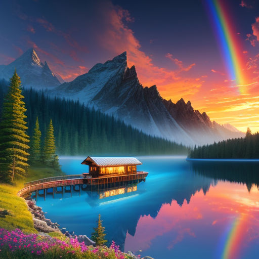 natural rainbow wallpaper desktop