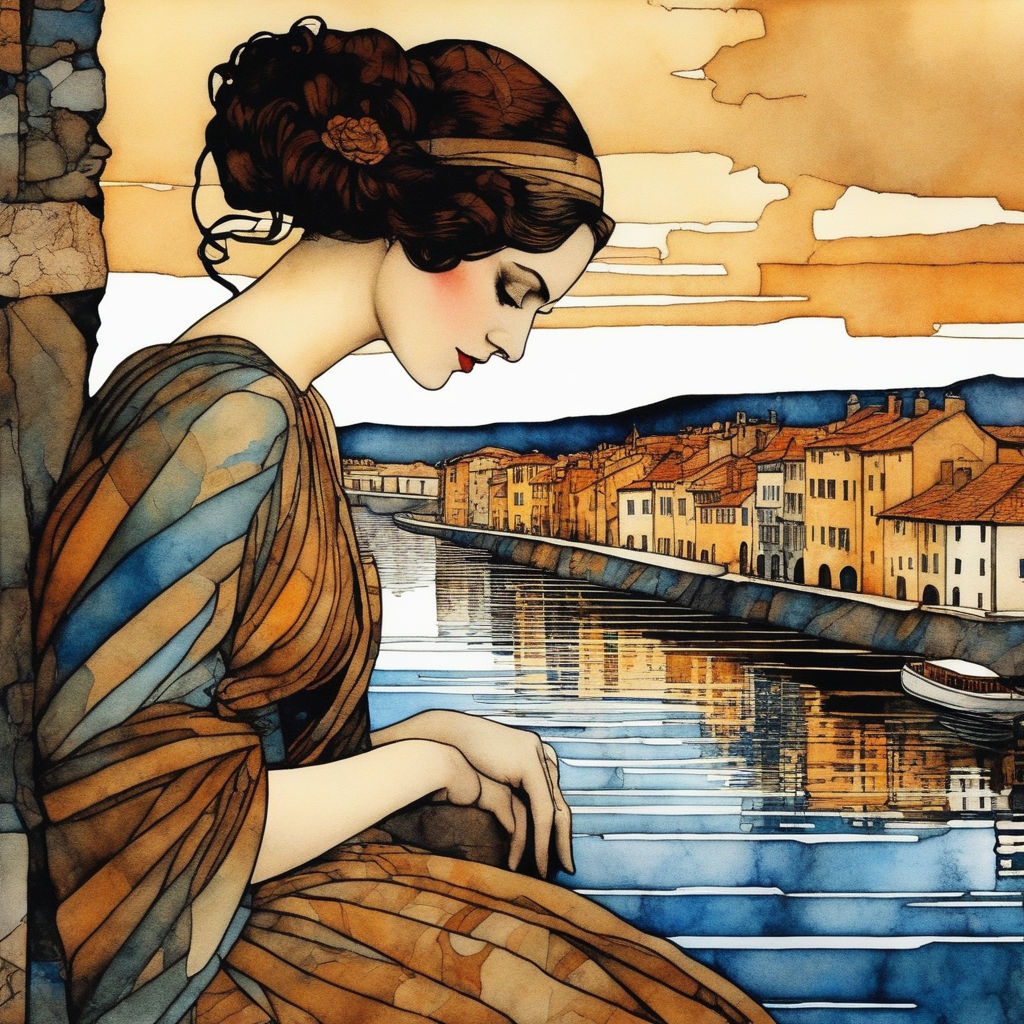 Milo Manara - Miele Venezia - Marco Lucchetti Art Gallery