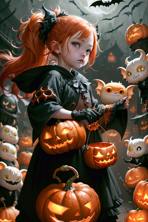 Anime Halloween Girl complete by TylerSMS1 on DeviantArt