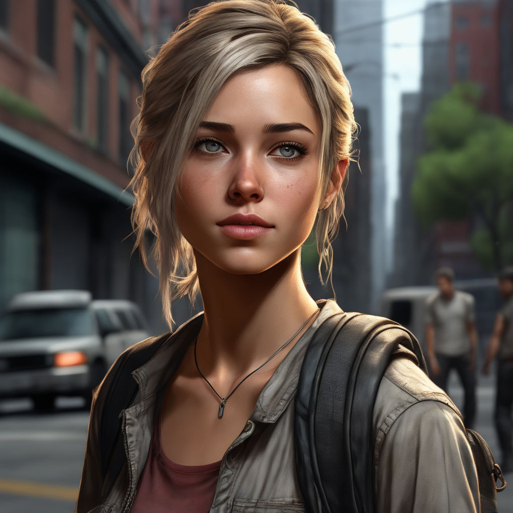 3D Character Ellie Williams - the Last of Us Stock Image