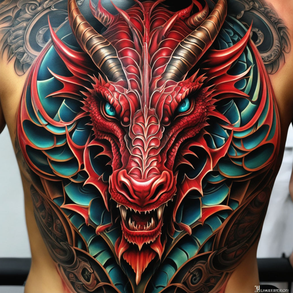 dragon scale tattoos