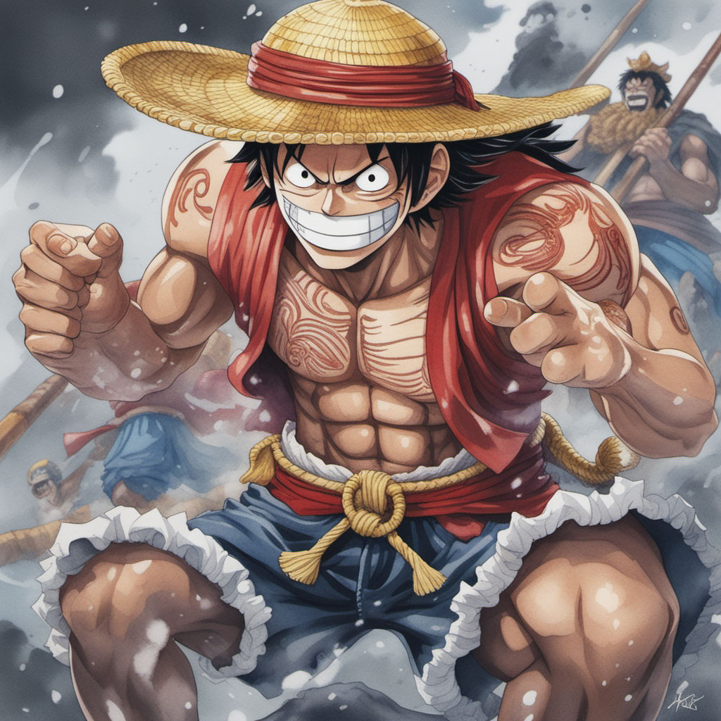 ArtStation - One Piece - Monkey D. Luffy (Gear Fourth)