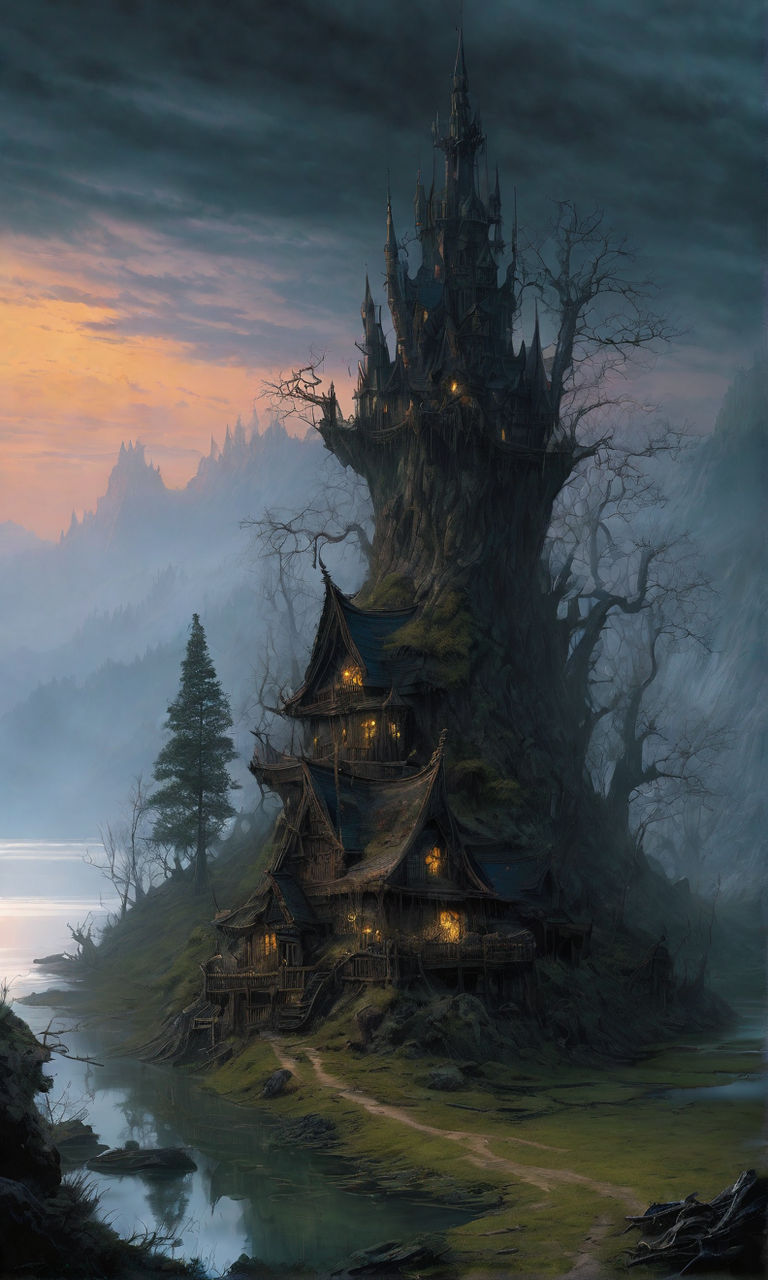 witches tower art