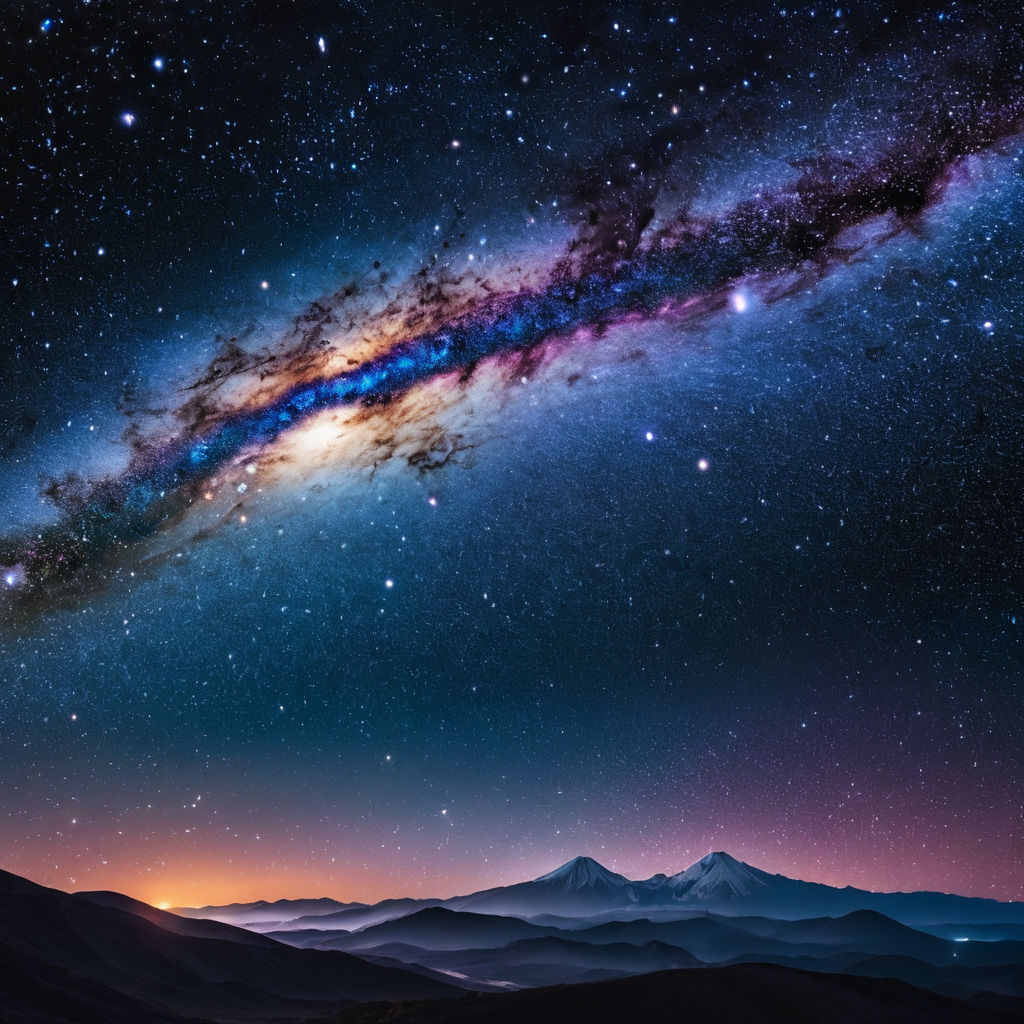 Galaxy Wallpaper 4K, Milky Way, Stars, Deep space