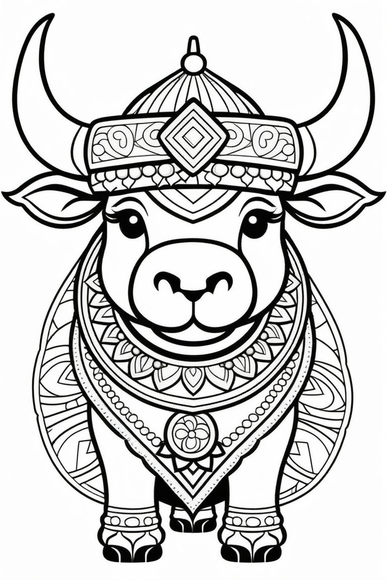 Vintage bull tattoo ink sketch Royalty Free Vector Image