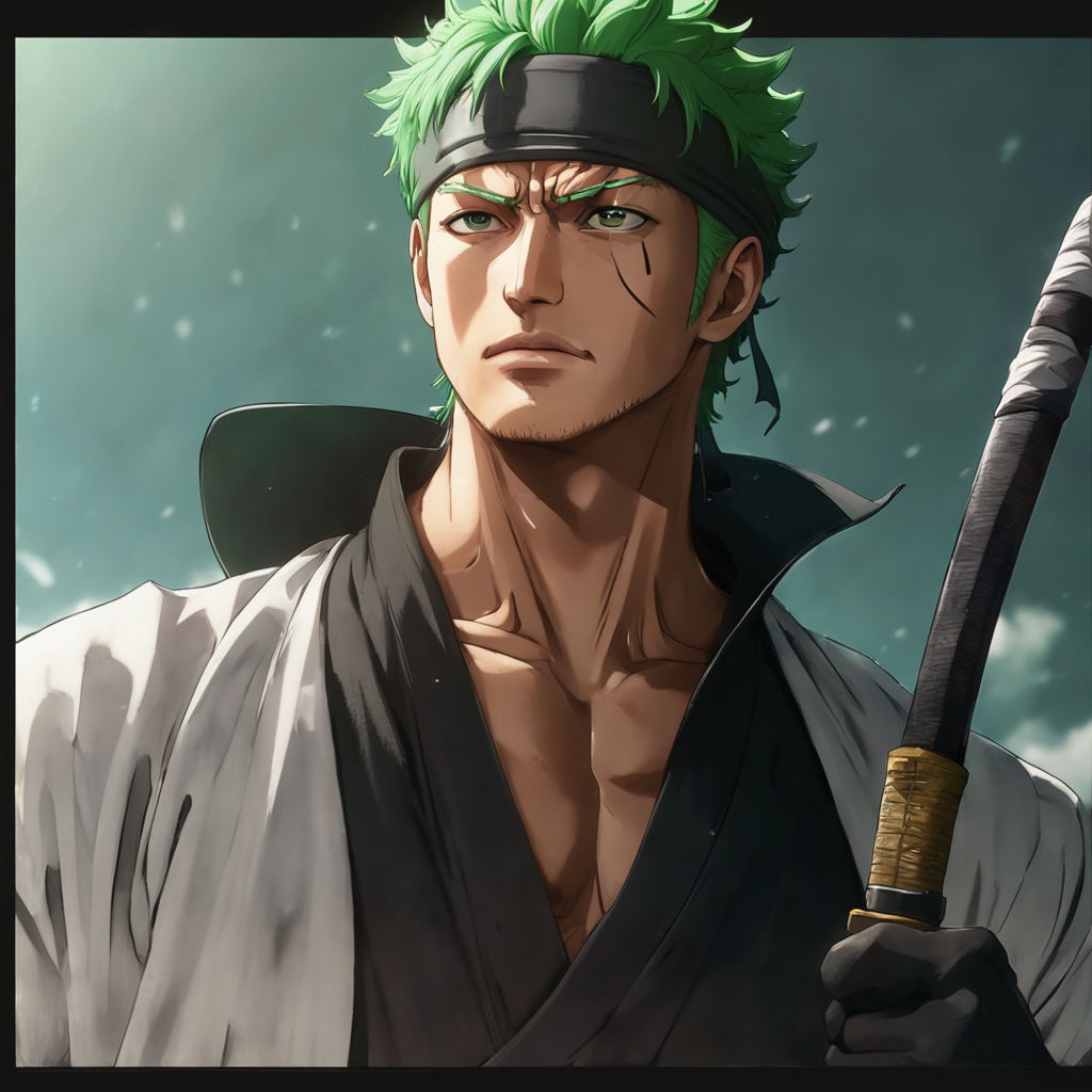 prompthunt: zoro from one piece cutting the world in half with his 3 sword  style, anime, 4k