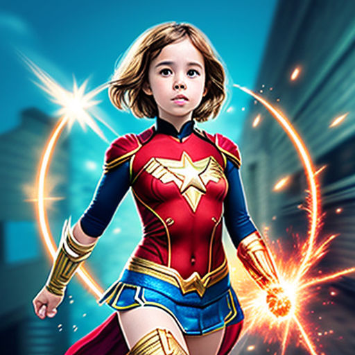 super heroina, flashgirl com roupa  - OpenDream