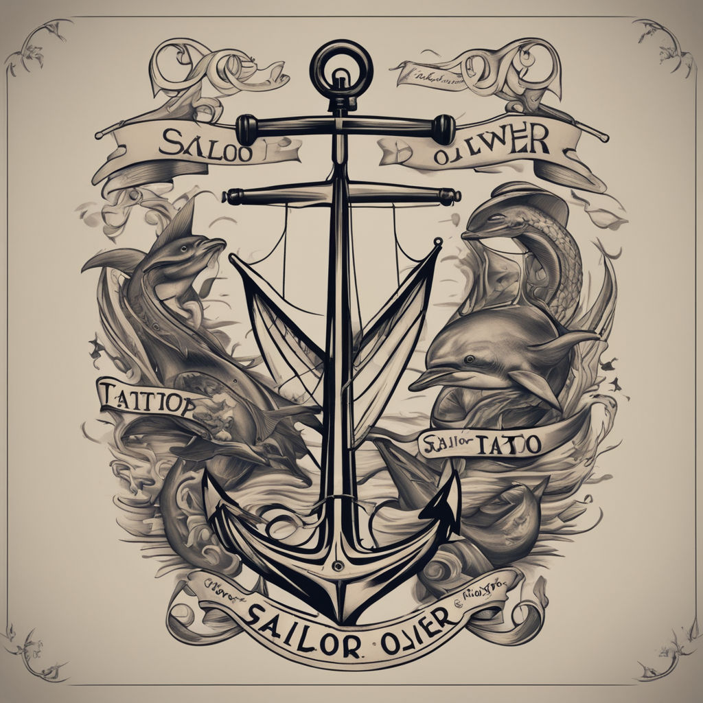 Lighthouse Anchor Tattoo Map, Tattoo Drawing, House Drawing, Anchor Drawing  PNG and Vector with Transparent Background for Free Download