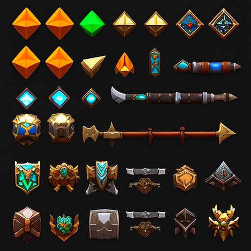 Epic RPG icon Pack, Game Assets